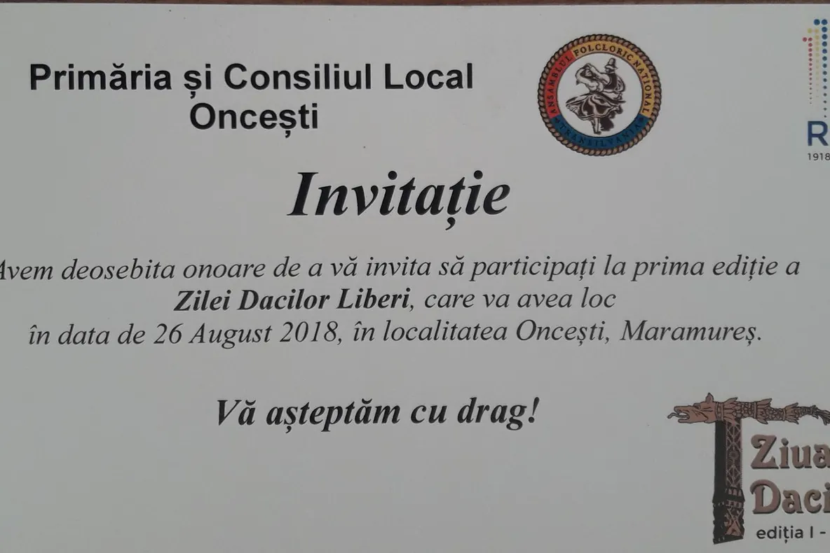 La Oncești se organizează prima ediție a sărbătorii Ziua Dacilor Liberi