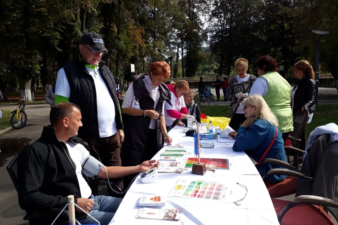 În Sighet Ziua mondială a inimii a fost marcată prin Promenada inimilor