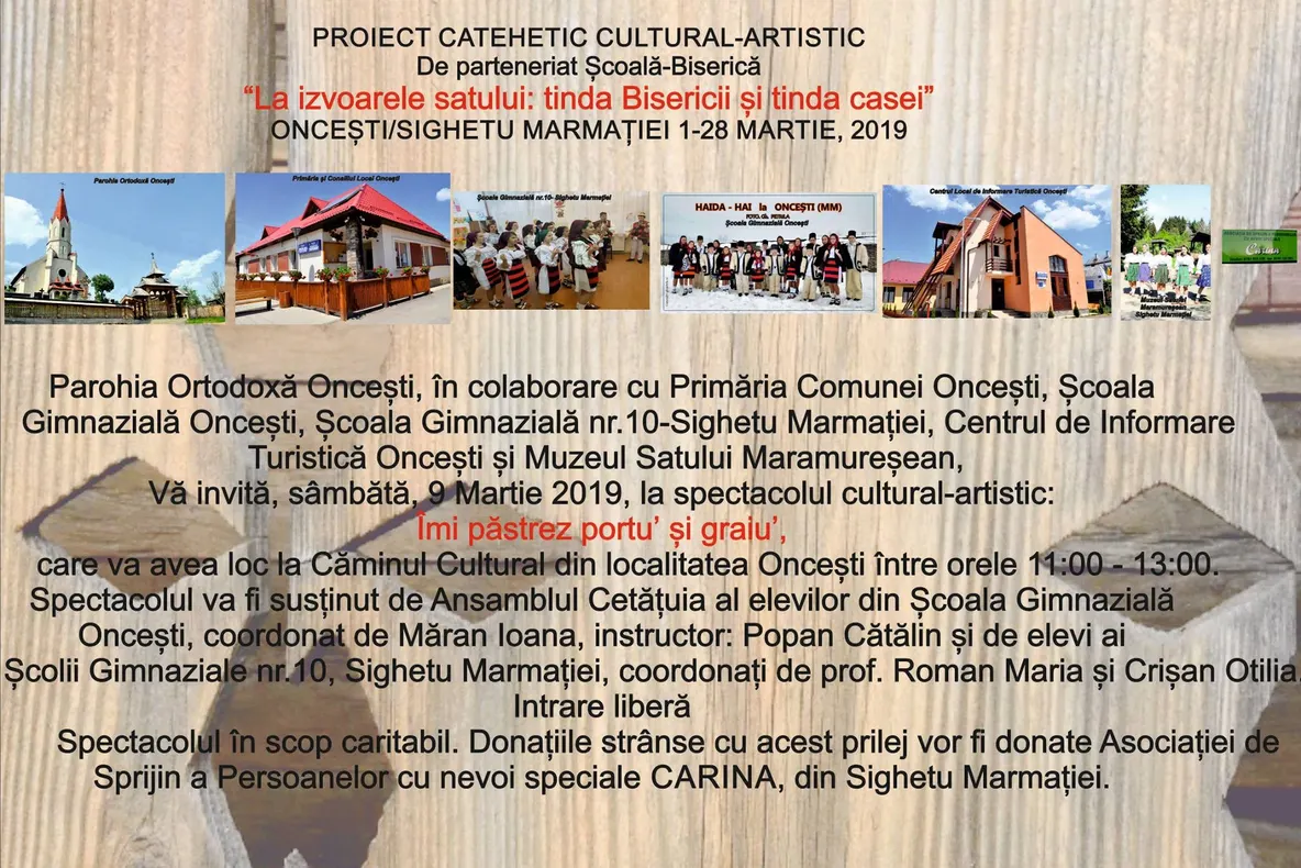 Oncești: ”La izvoarele satului: tinda bisericii și tinda casei”