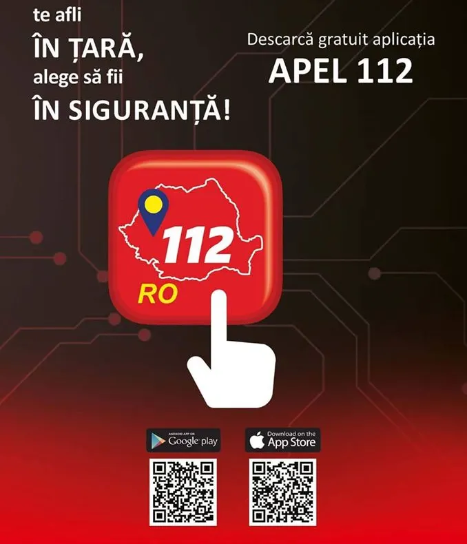 Șanse de salvare crescute prin aplicația „APEL 112”