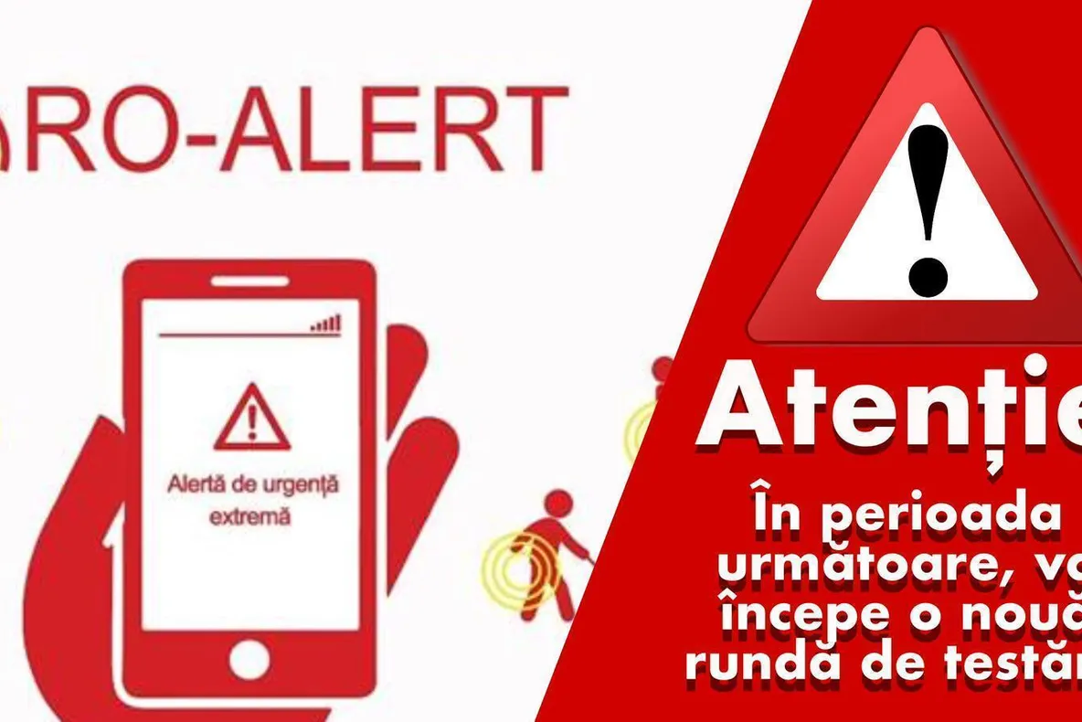 Testare RO-Alert anunțată de ISU Maramureș