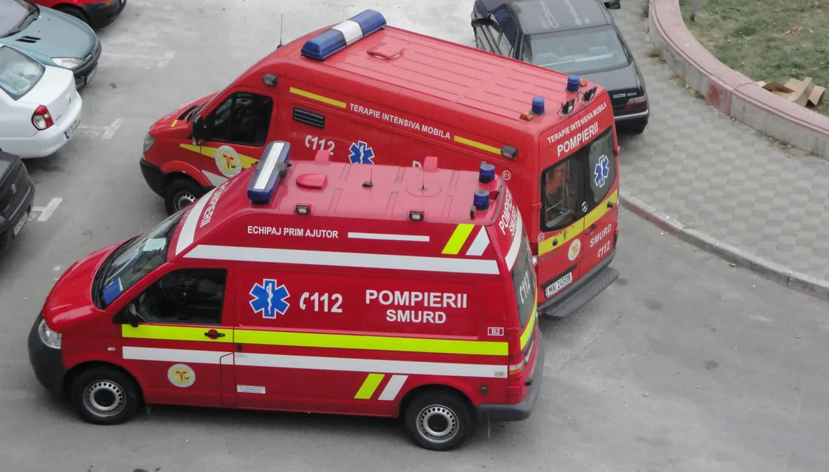 ( FOTO) Maramureșean transportat de urgență la spital cu arsuri pe 80% din suprafața corpului