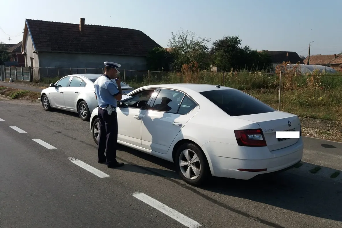 Maşinile la control! Zeci de autoturisme au fost oprite în trafic