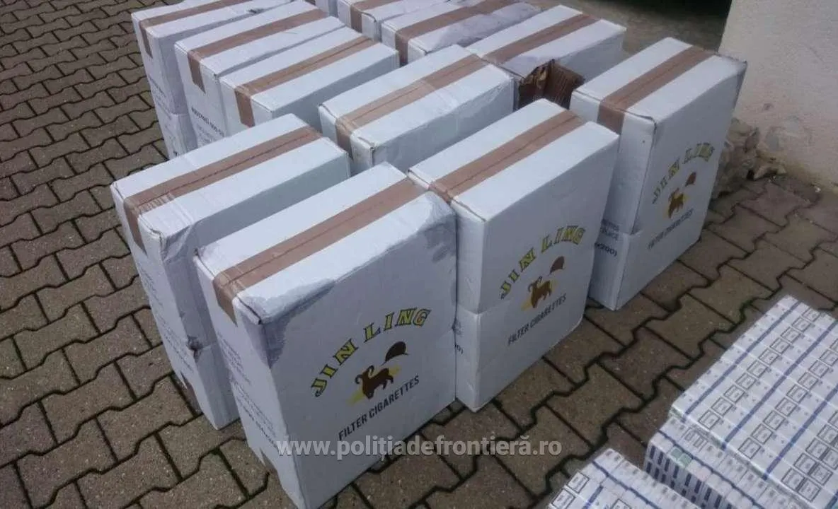 Țigări de contrabandă de peste 90.000 lei confiscate