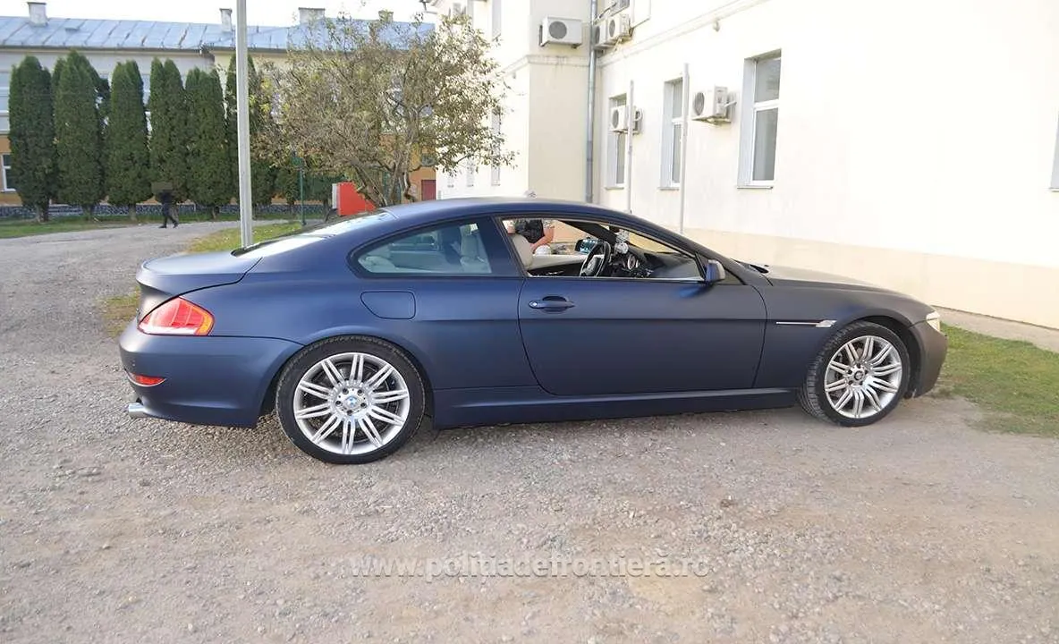 Autoturism căutat de autorităţile britanice, oprit în Sighetu Marmației