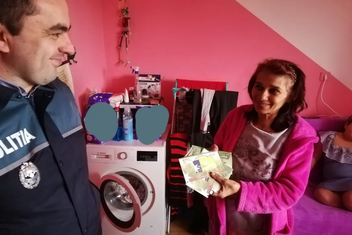 Ajutor în prag de sărbători din partea polițiștilor maramureșeni