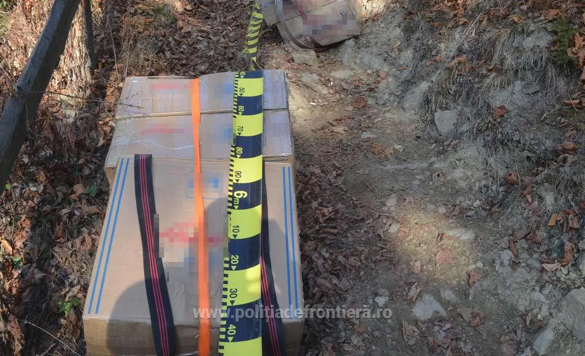 Țigări de contrabandă, în valoare de aproximtiv 81.000 lei, confiscate la    frontiera de nord