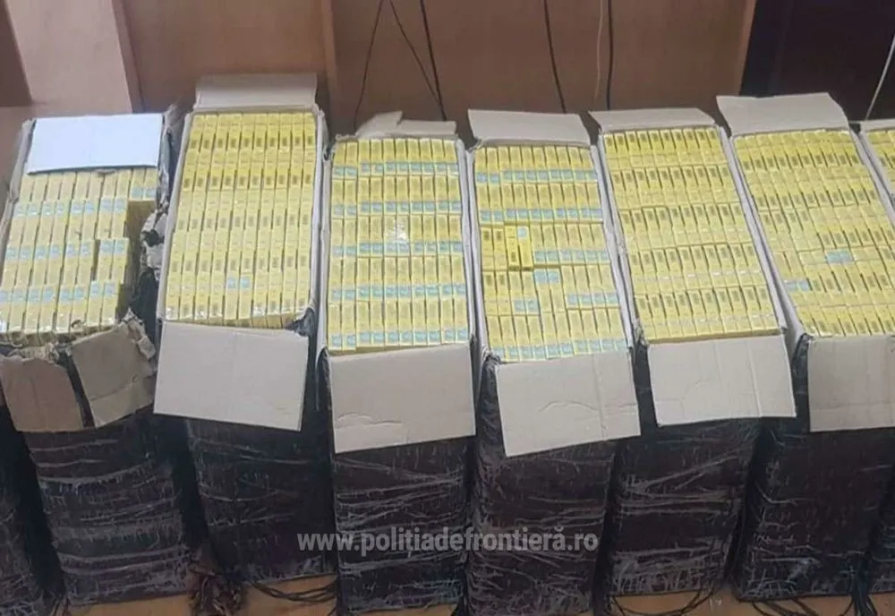 Țigări de contrabandă de peste 52.000 lei, descoperite de polițiștii de frontieră maramureșeni