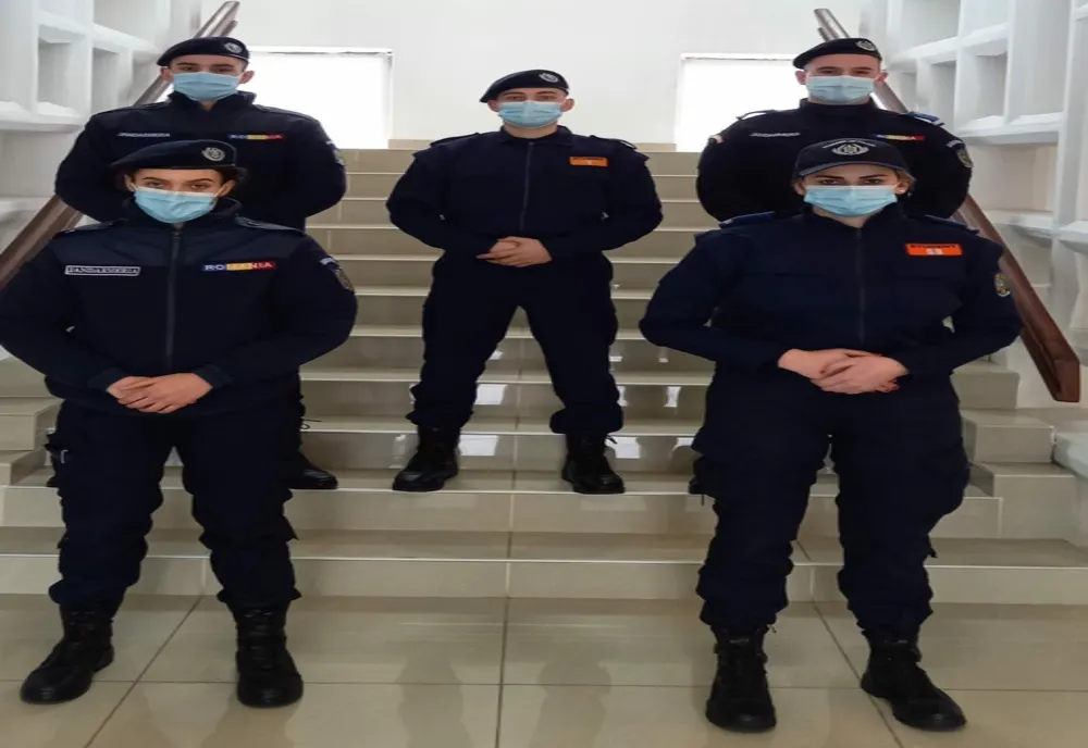 Studenți în practică la Jandarmeria Maramureș