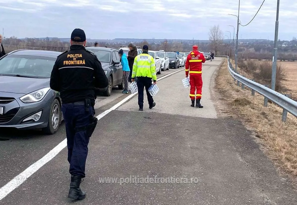 Peste 23.000 de ucraineni au intrat în România, în ultimele 24 de ore, prin punctele de frontieră