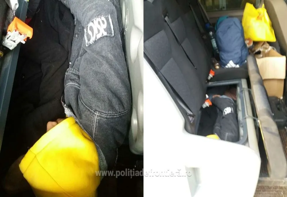 Călăuză din Maramureş şi trei migranţi din Egipt, reţinuţi la PTF Petea (FOTO)