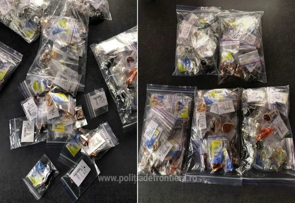 Două femei, "blindate" cu bijuterii din aur și argint, prinse la intrare în țară de polițiștii de frontieră din Sighetu Marmației! Valoarea bunurilor este de peste 100.000 lei