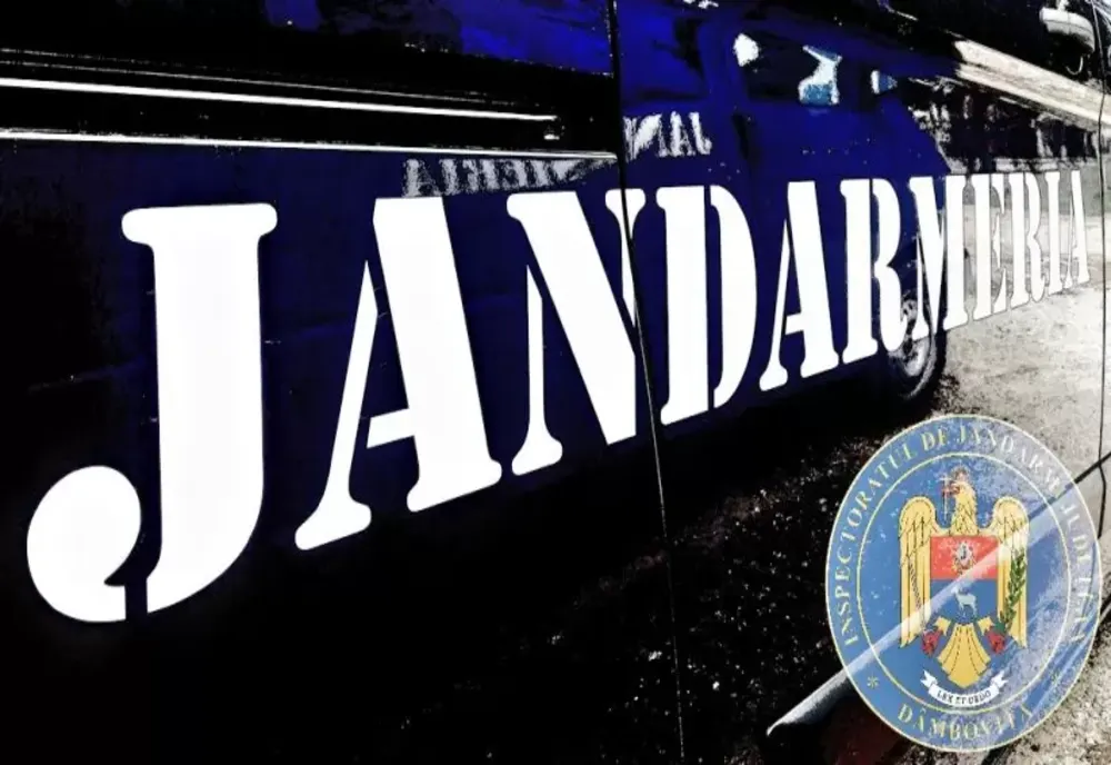 Jandarmii maramureșeni, la datorie pe timpul meciului de handbal masculin dintre CS Minaur Baia Mare și CSA Steaua București