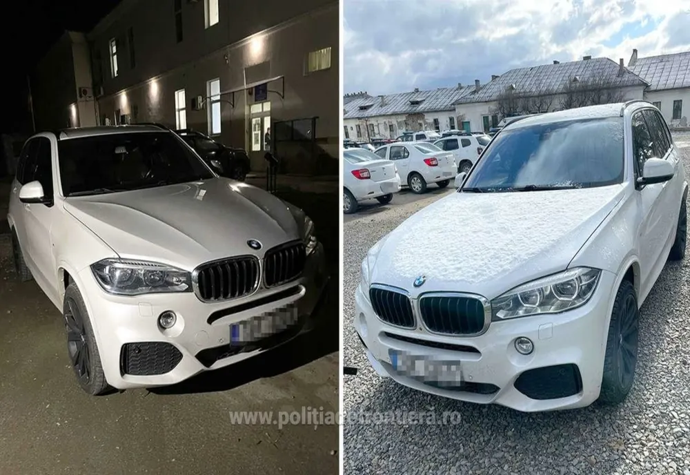 BMW X5 căutat de autoritățile din Cehia, găsit în Sighetu Marmației de polițiștii de frontieră