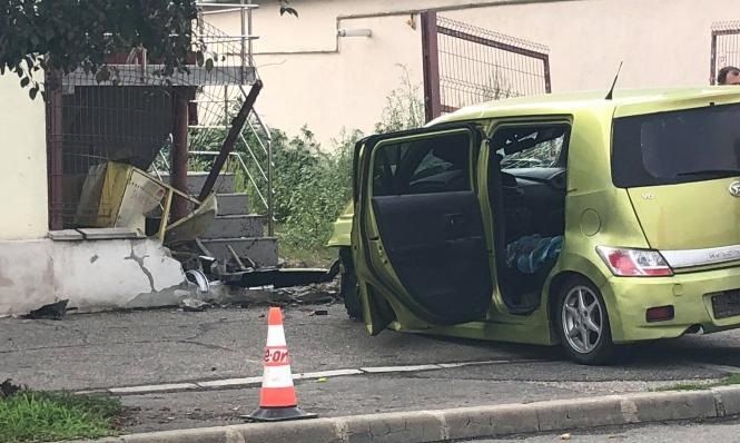 Ţeavă de gaz ruptă în urma unui accident auto în Baia Mare