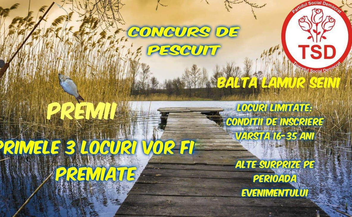 Tinerii social-democraţi maramureşeni se întrec la.. pescuit