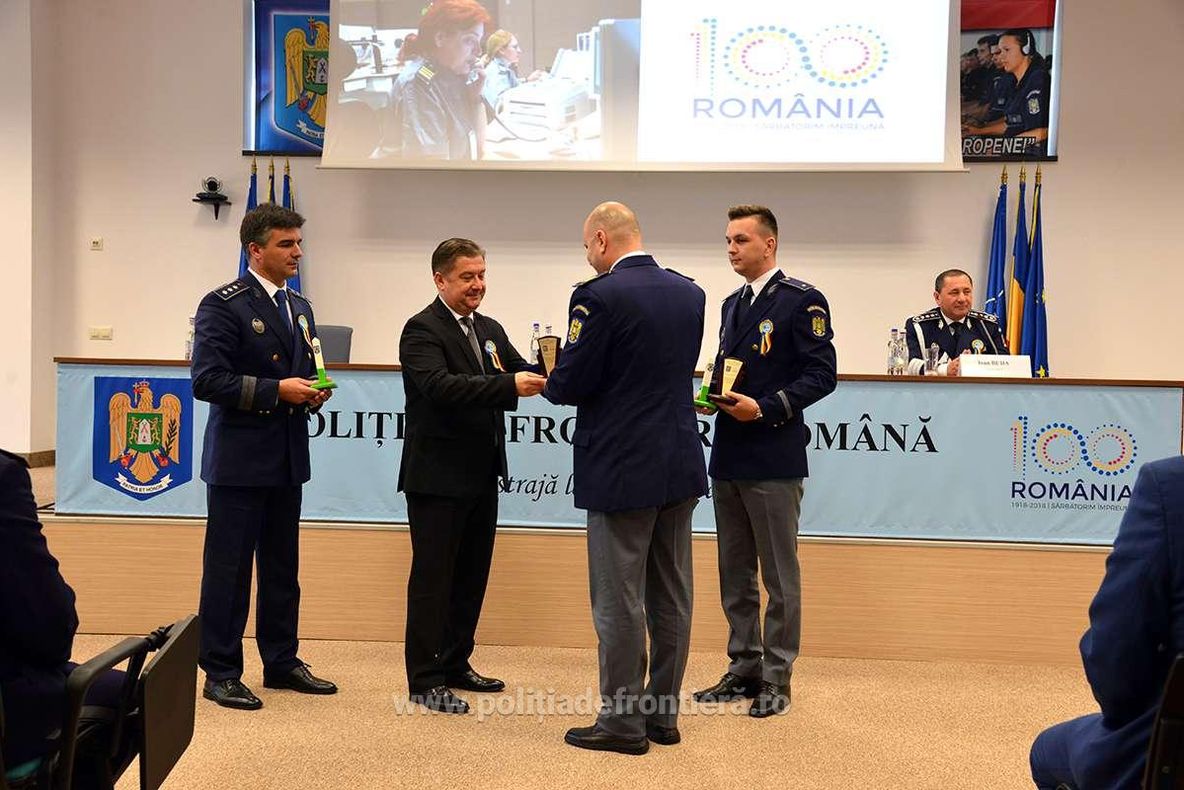 Un reprezentant al ITPF Sighet a primit titlul de ”Poliţistul de frontieră al anului 2018”