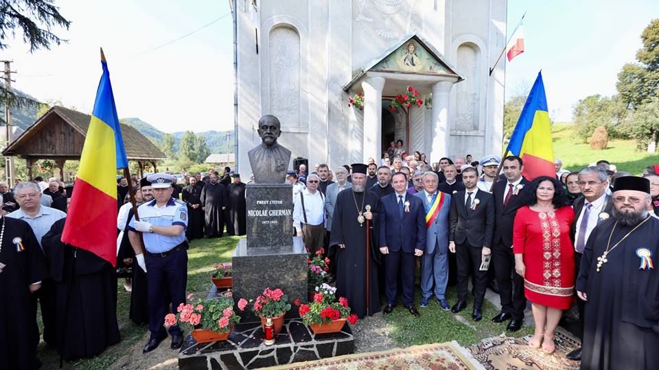 În cadrul Zilelor Rohiei s-a dezvelit bustul ctitorului Nicolae Gherman
