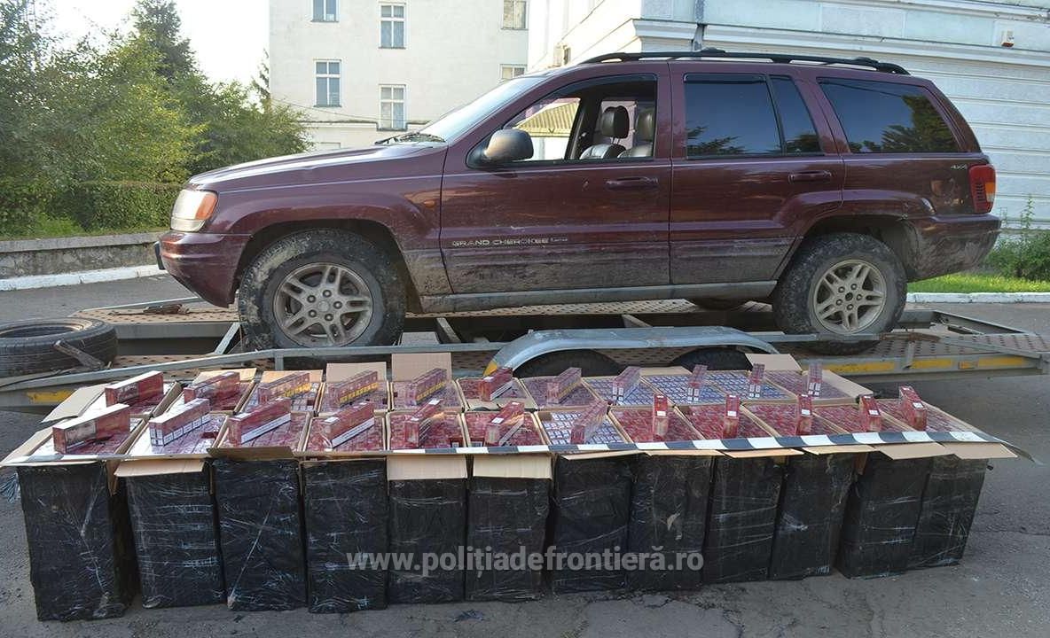 Peste 23.000 pachete cu țigări confiscate la frontiera de nord