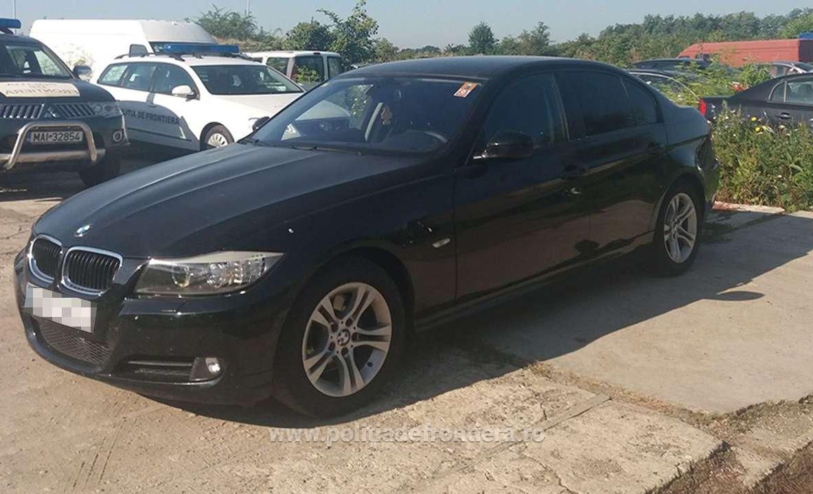Mașină furată din Spania, găsită de lucrători din cadrul ITPF Sighet