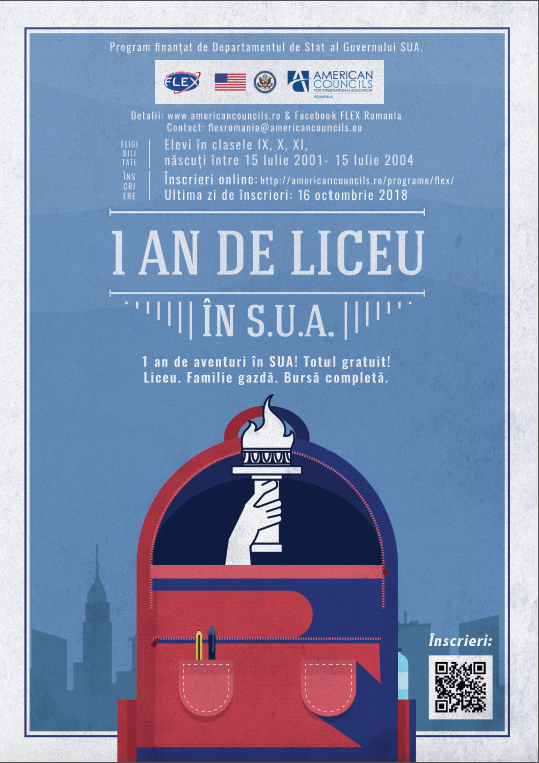 Un an de liceu gratuit în SUA. Află ce trebuie să faci