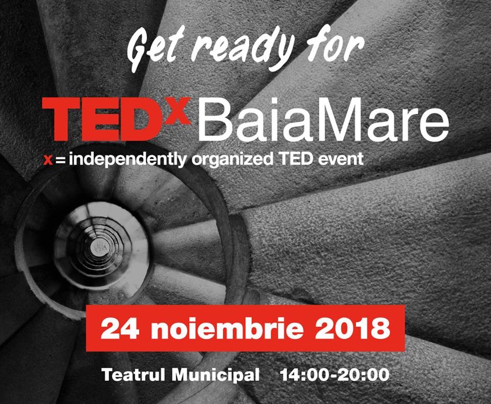 TEDx ajunge în Baia Mare pe 24 noiembrie