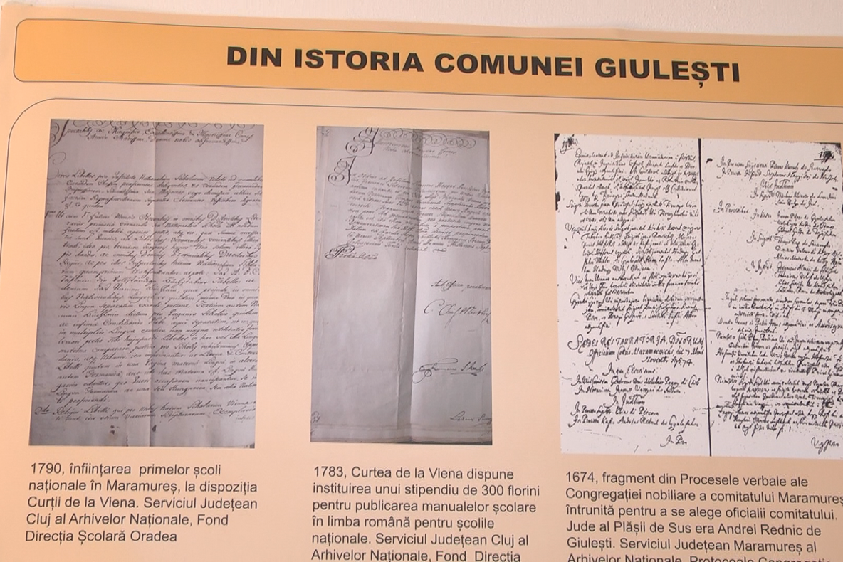 Expoziție de documente vechi într-o localitate din Maramureș