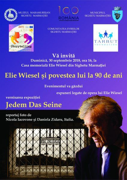 Duminică la Sighet se marchează 90 de ani de la naşterea lui Ellie Wiesel