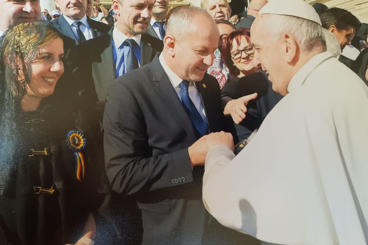 Maramureșeni la audiența Papei Francisc