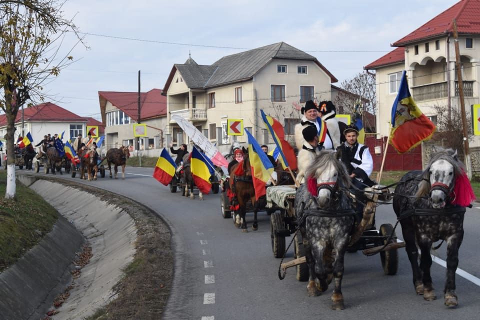 ”Convoiul Unirii” a ajuns în județul Cluj