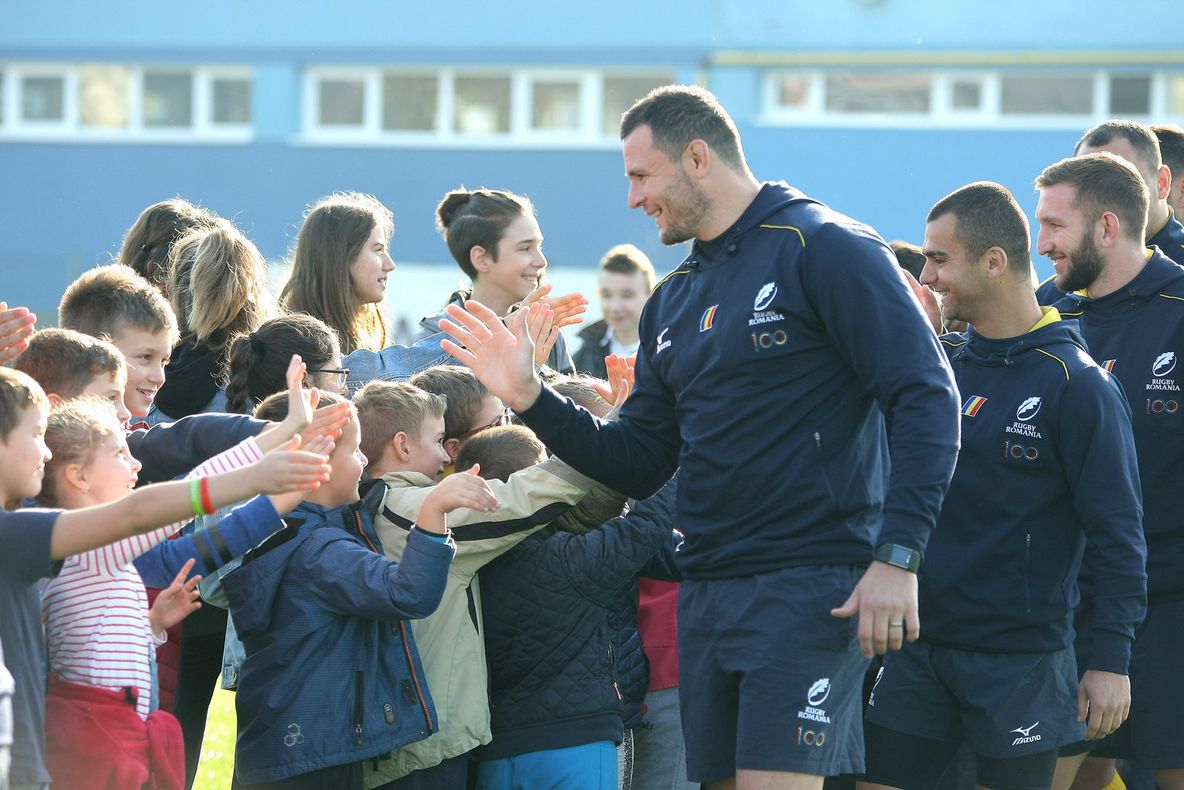 Stejarii s-au relaxat la un joc de mini-rugby. Sâmbătă joacă în Rugby Europe Championship 2019