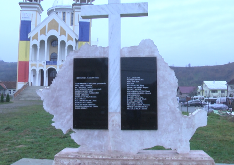 Biserica greco-catolică din Ieud a făcut un monument dedicat eroilor din comună