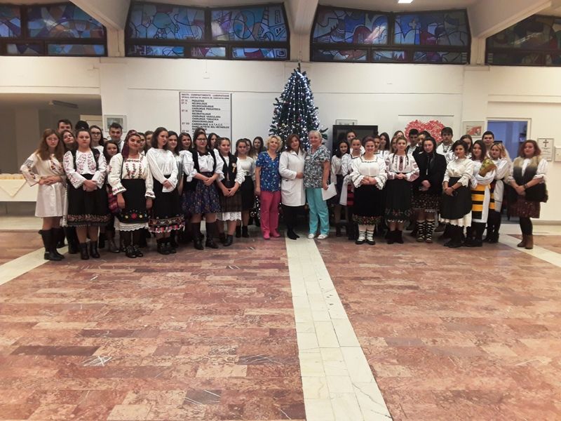 Colinde și donații la Spitalul Județean de Urgență Baia Mare