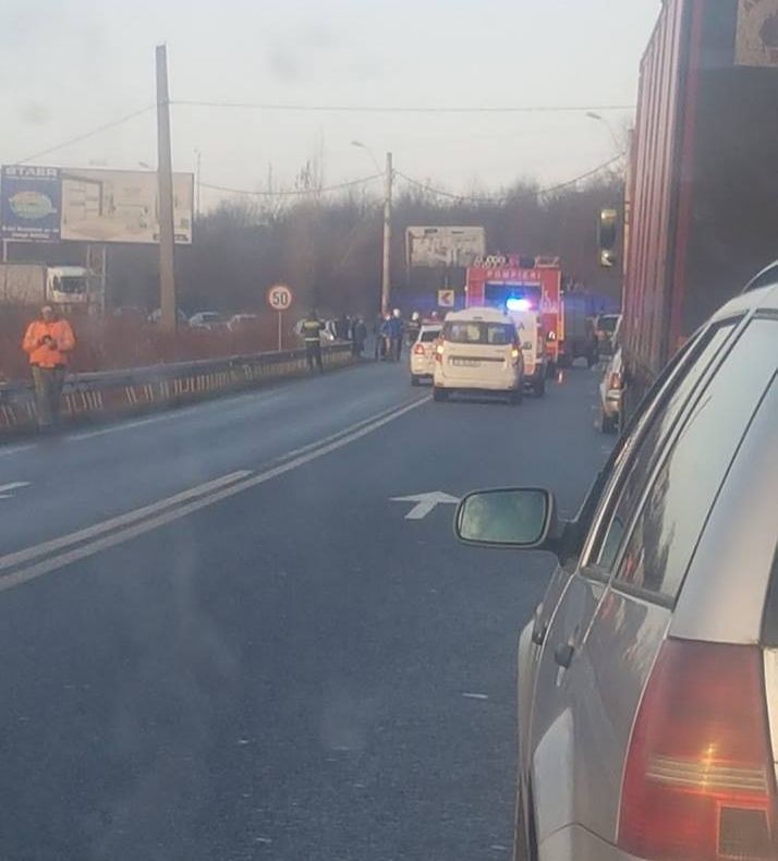 Accident cu patru răniți în Baia Mare