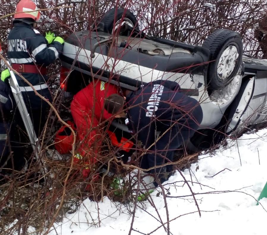 Accident grav, cu trei victime, la ieșirea din Ariniș spre Cehu Silvaniei