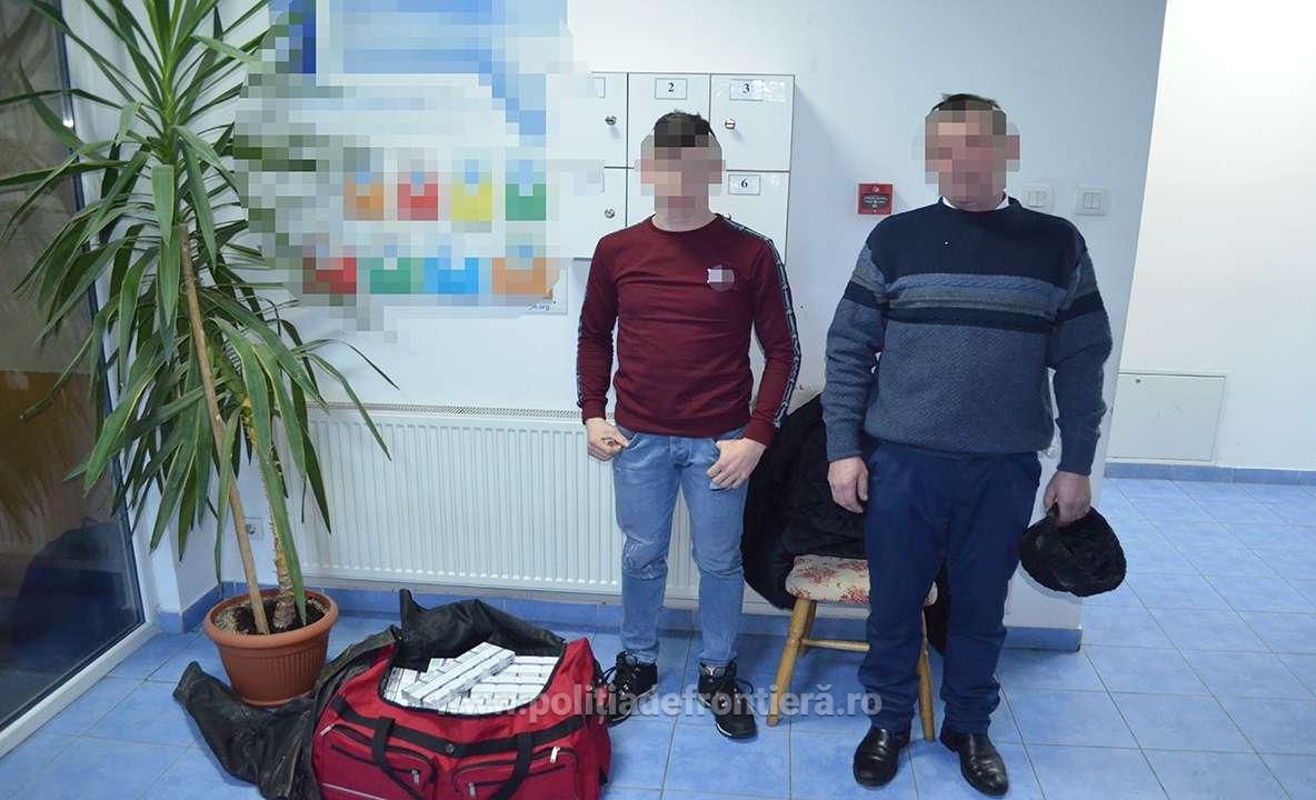 Ţigări de contrabandă, transportate cu snowmobilul