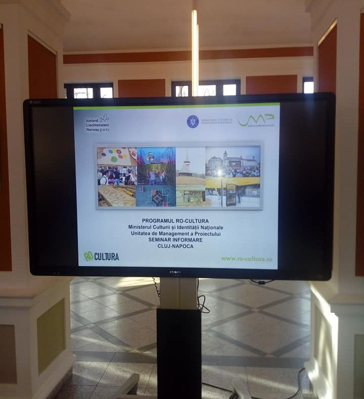 Reprezentanți ai Consiliului Județean, prezenți la un seminar de informare în Cluj-Napoca, în cadrul Programului RO-CULTURA