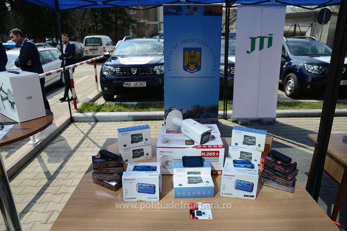 Echipamente de ultimă generaţie pentru combaterea contrabandei cu tigări, în dotarea Poliției de Frontieră Sighetu Marmației
