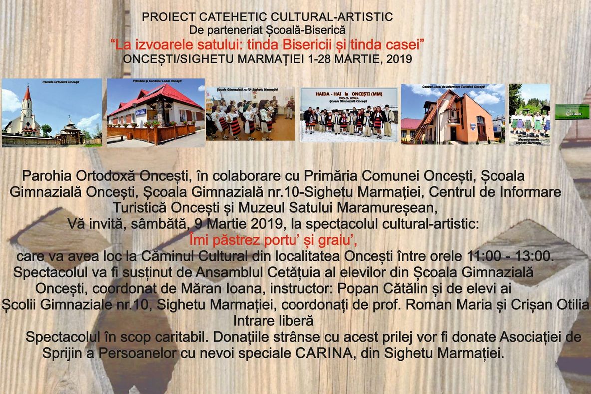 Oncești: ”La izvoarele satului: tinda bisericii și tinda casei”