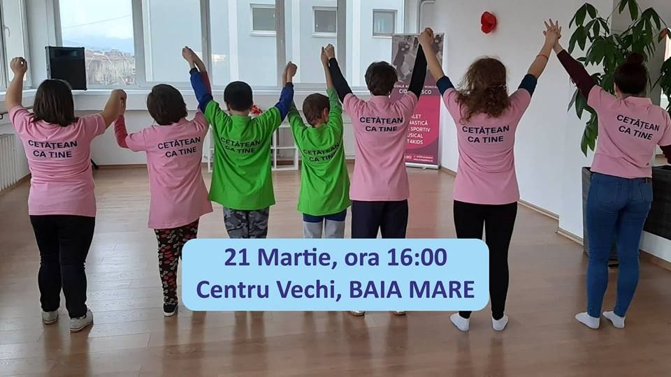 „Cetățean ca tine”, flashmob în Baia Mare