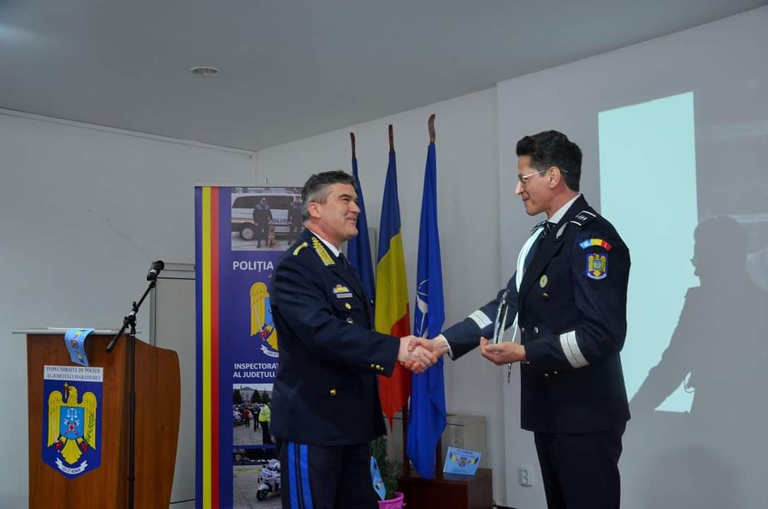 Doi polițiști maramureșeni au primit distincția ”Polițist de onoare al anului”