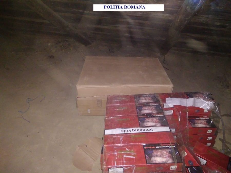 Peste 30.200 de pachete cu țigări confiscate la frontiera de nord