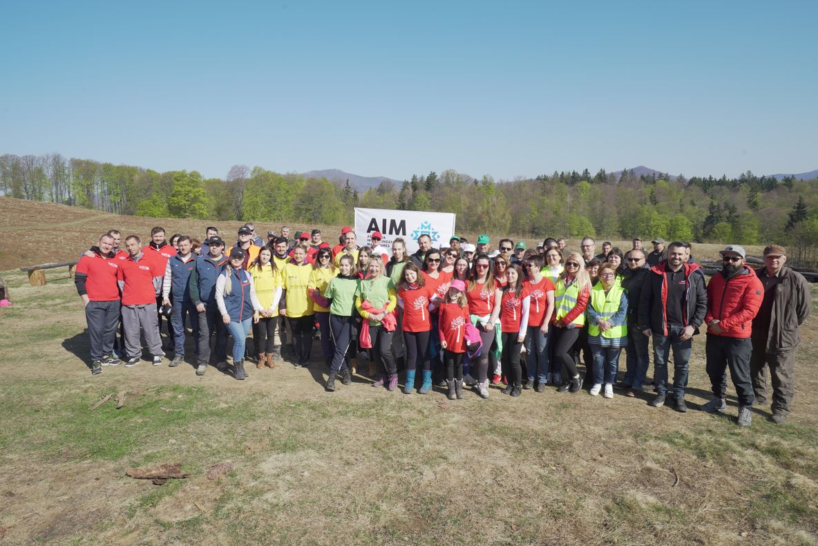 Oamenii de afaceri din Maramureş au plantat copaci