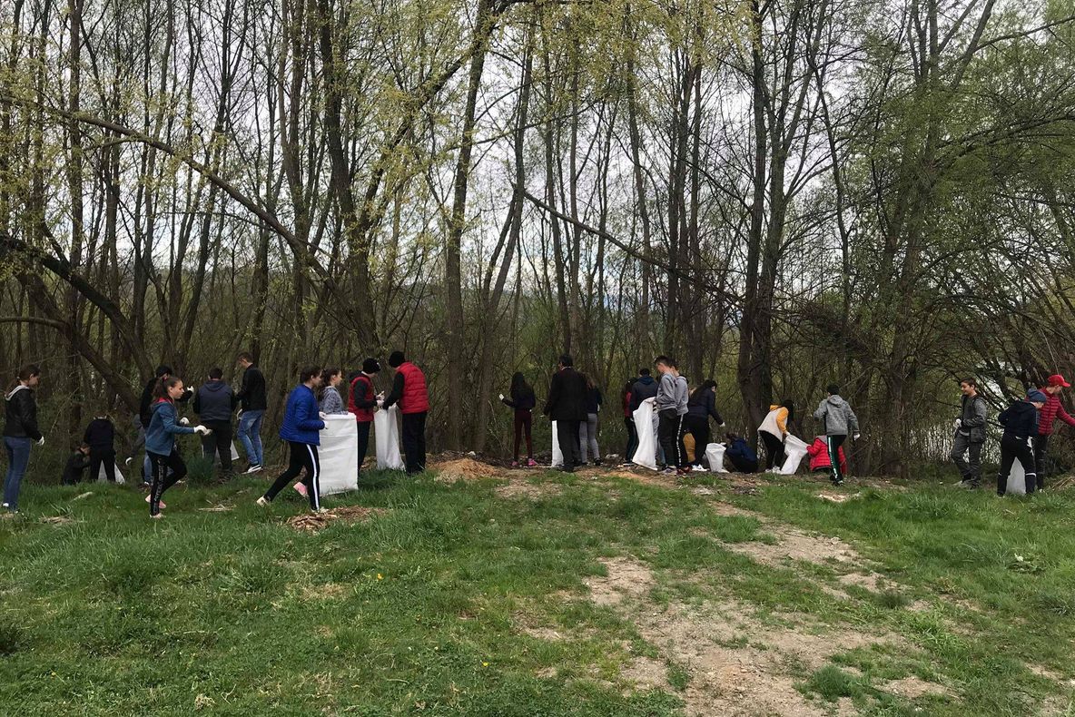 Micii ecologiști- acțiune de ecologizare organizată de Primăria comunei Bârsana împreună cu Școala Gimnazială ”Mircea Vulcănescu”