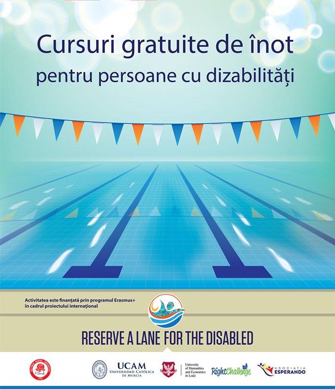 Cursuri gratuite pentru înot