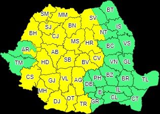 Prognoza meteo pentru următoarele zile în Maramureș