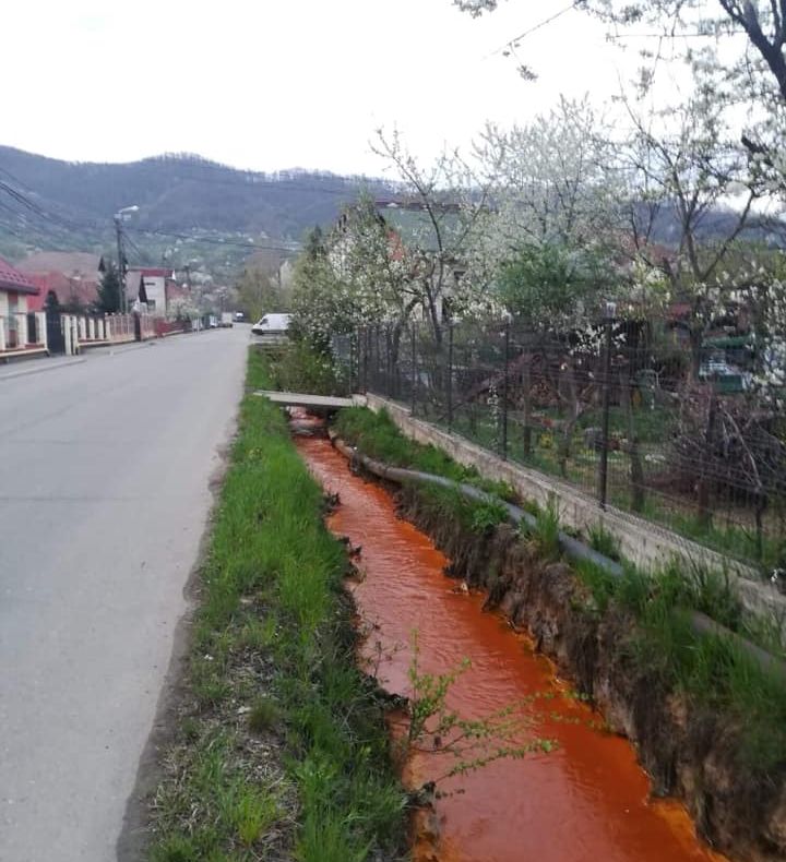 Poluare accidentală cu ape de mină în Baia Mare