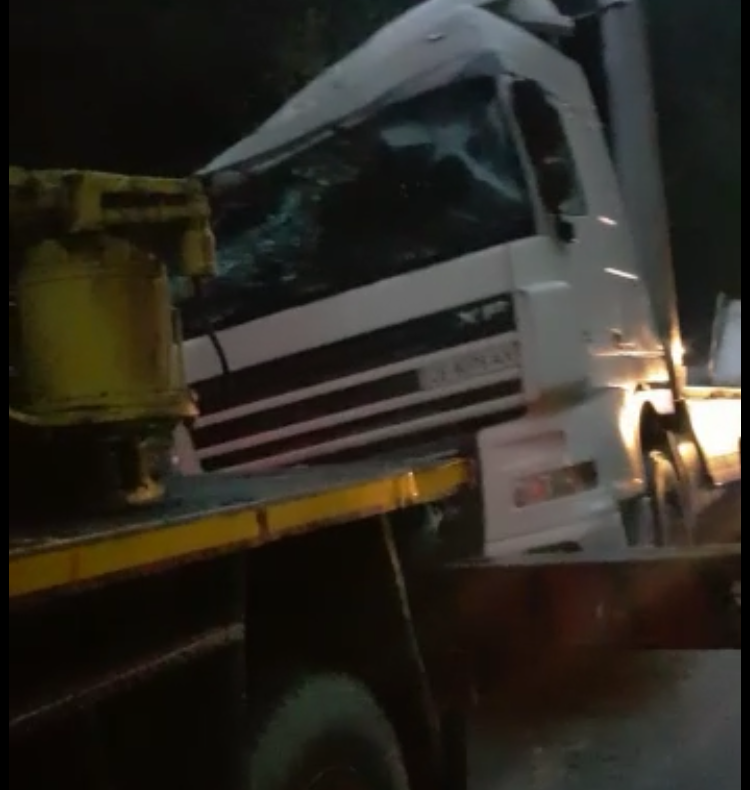 Trafic blocat timp de șase ore pe DN 18