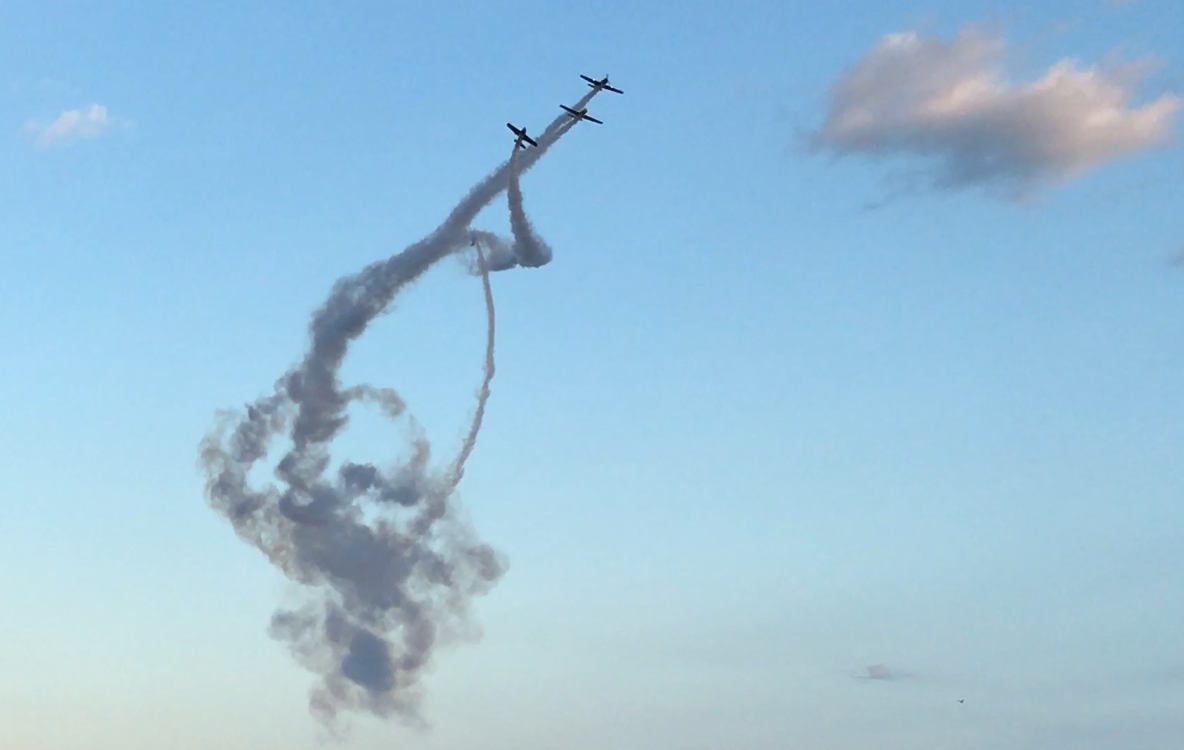 Imagini inedite  de la cel mai mare spectacol aviatic din Maramureș