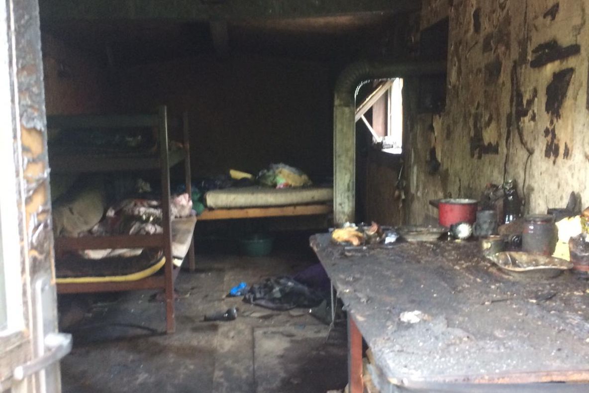 A murit carbonizat în incendiu